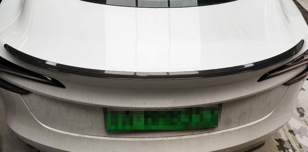 Model 3 Rear Spoiler Installation Picture (1)