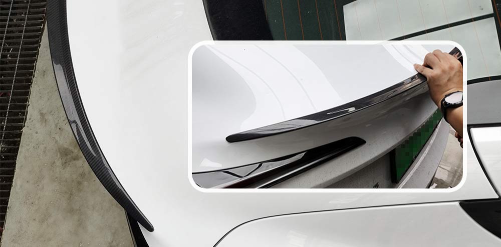 Model 3 Rear Spoiler Installation Picture (2)